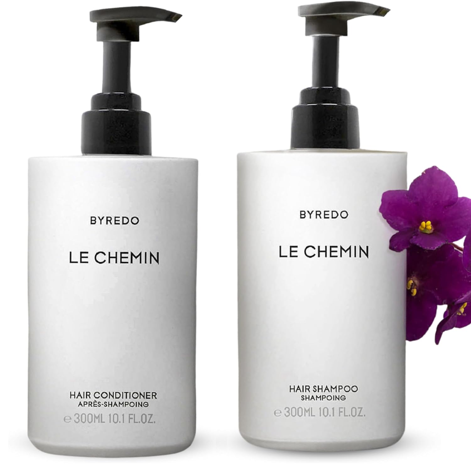 The Luxury Collection Le Chemin – Set de champú y acondicionador para el cuidado del cabello – Servicios de hotel Spa, mandarina, bergamota,