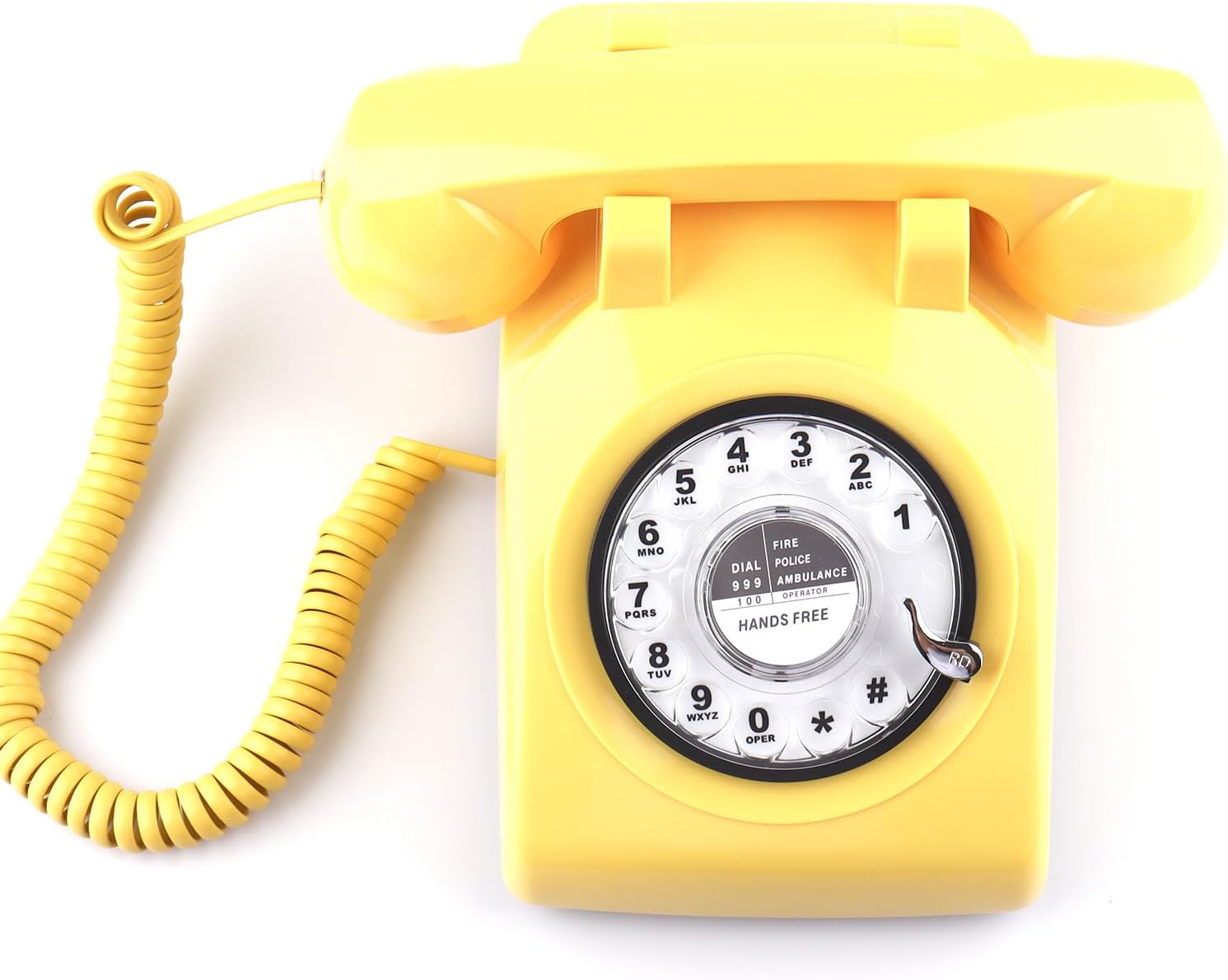 Teléfono retro, teléfono fijo clásico, teléfono vintage antiguo con cable con función de redireccionamiento, para decoración del hogar y oficina,