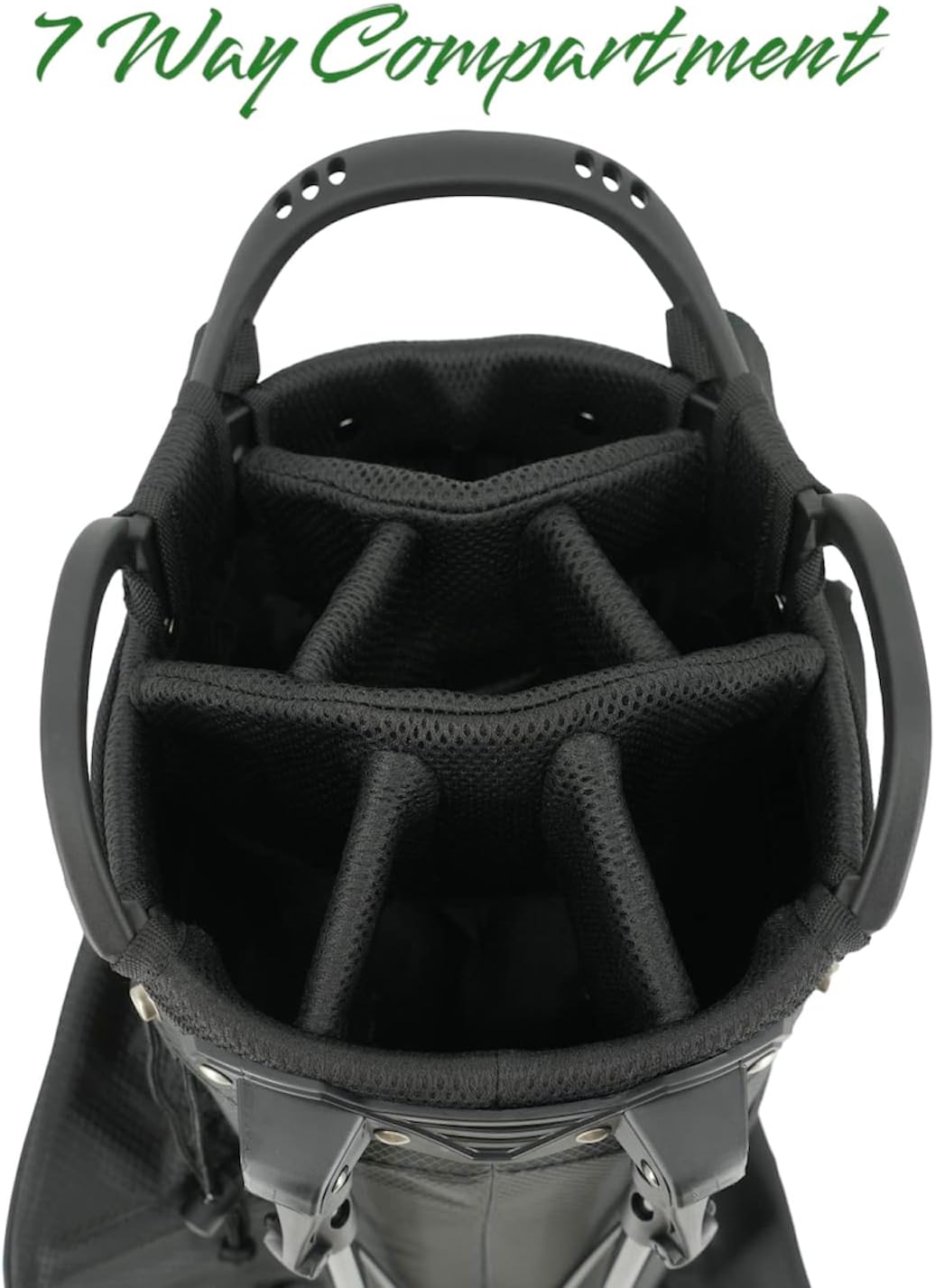 GGTG – Bolsa de golf ligera, 5 libras, color blanco y negro