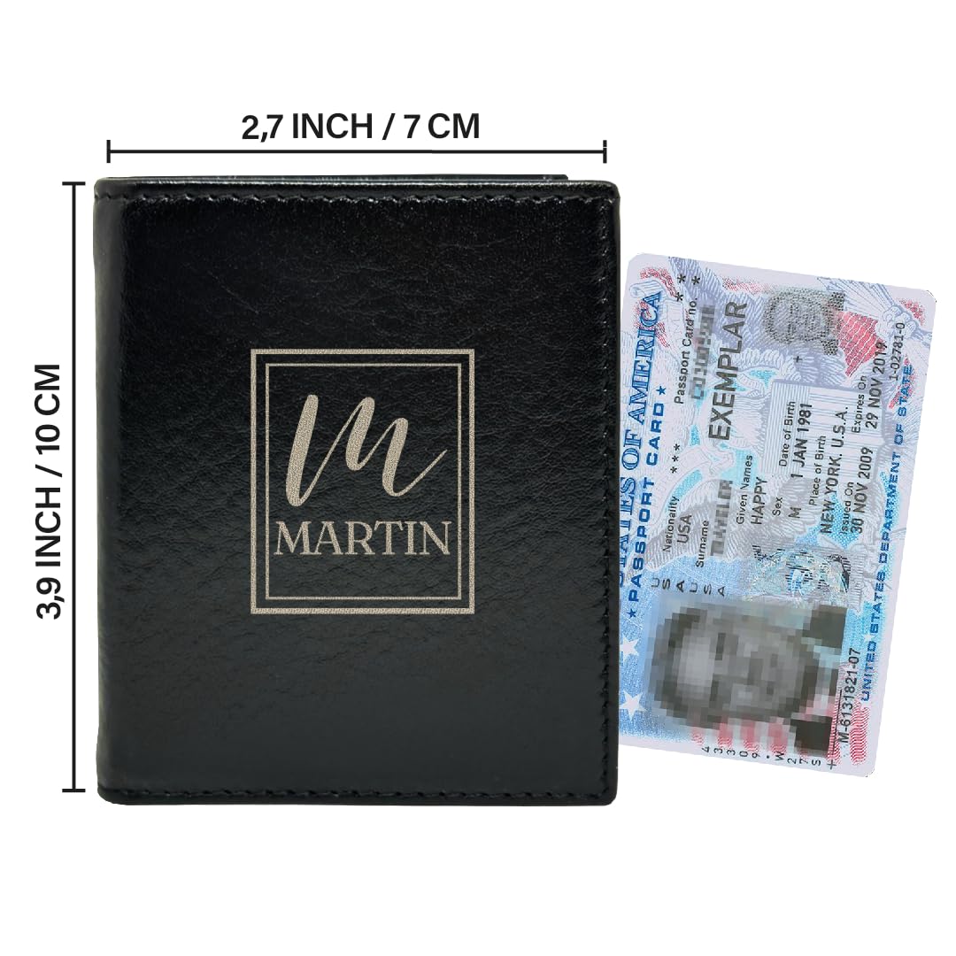 Genuine Leather Customized Wallet For Men Who Have Everything, Anniversary Gift for Him, Christmas Gifts for Men, Birthday Gift for Husband, Custom