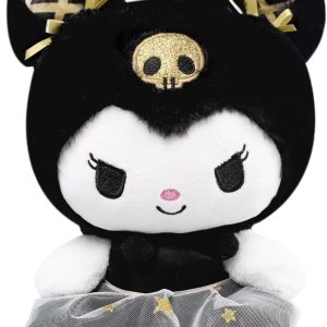Kuromi – Lindo juguete de peluche de gatito, peluche de almohada, juguetes suaves de muñeca, juguete de animales de peluche, regalos de cumpleaños Kuromi – Lindo juguete de peluche de gatito, peluche de almohada, juguetes suaves de muñeca, juguete de animales de peluche, regalos de cumpleaños