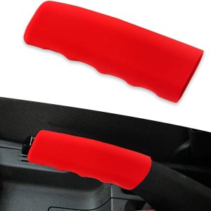Ajxn 1 funda para freno de mano para automóvil, cómodo protector de agarre de silicona transpirable, protector de agarre de mango de emergencia Ajxn 1 funda para freno de mano para automóvil, cómodo protector de agarre de silicona transpirable, protector de agarre de mango de emergencia