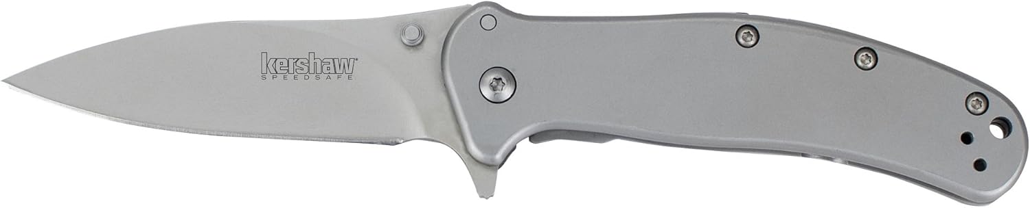 Cuchillo Zing de acero inoxidable Kershaw 1730SS con velocidad segura