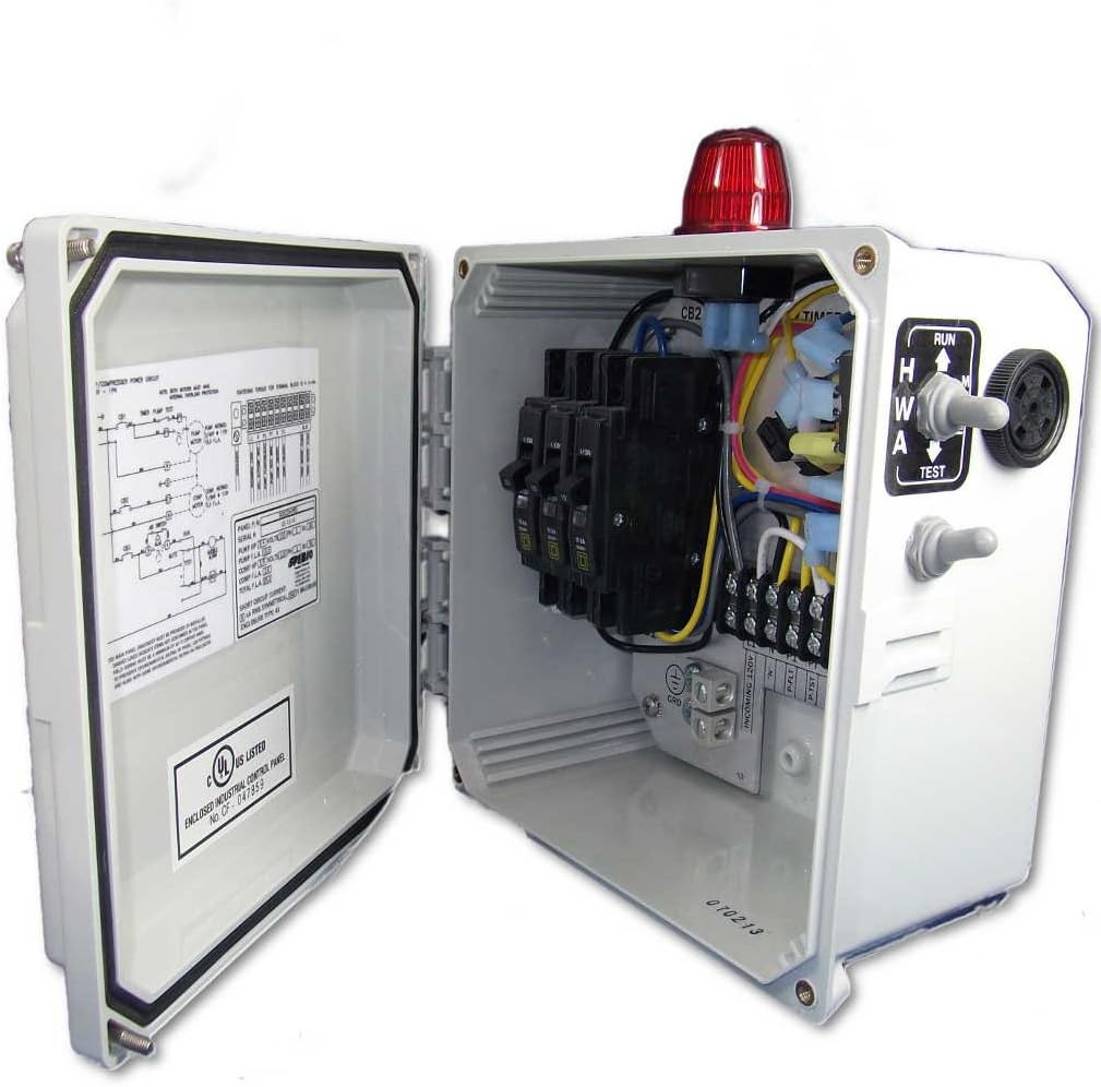 Panel de control de bomba séptica bio SPI sin temporizador