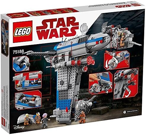 LEGO Star Wars Episodio VIII Bombardero de resistencia 75188 Kit de construcción (780 piezas)