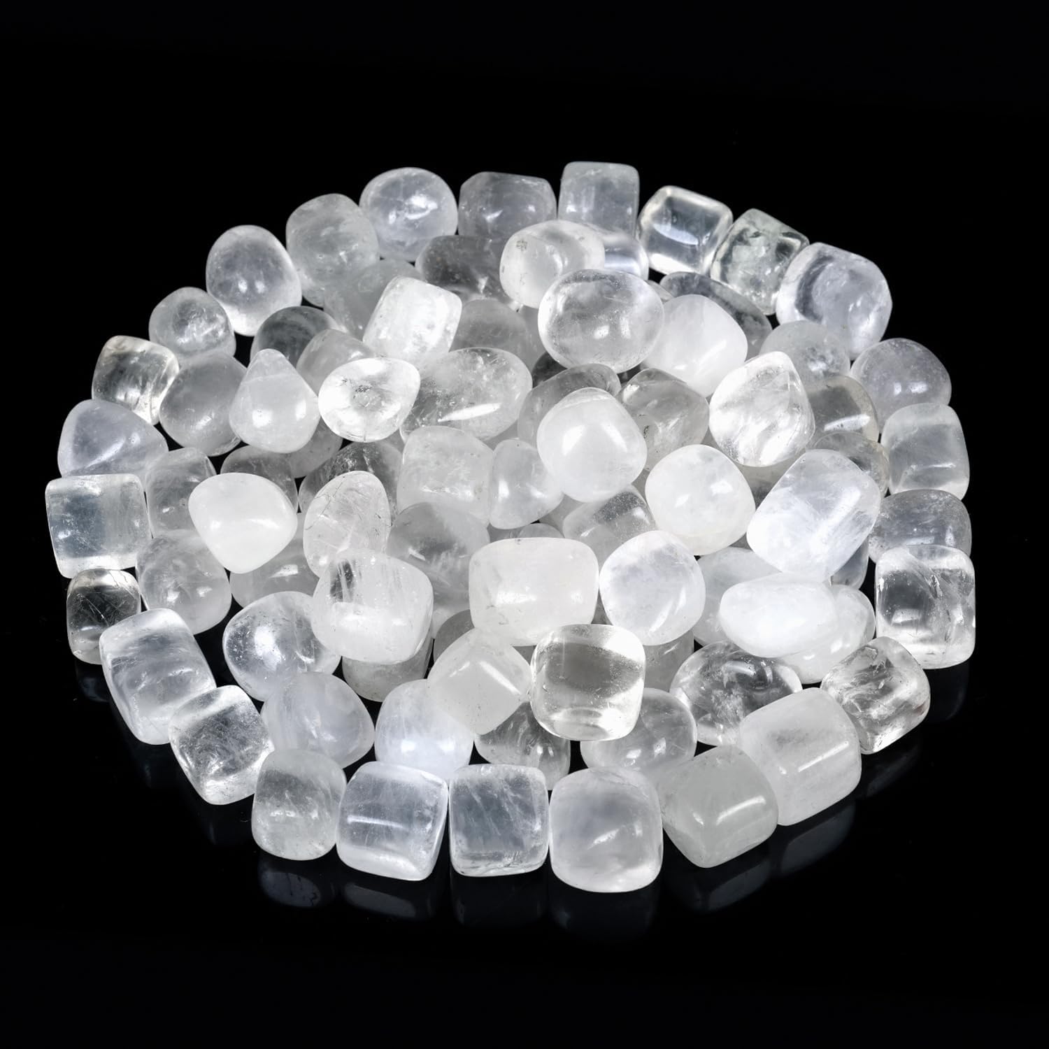 Cristal de cuarzo transparente, piedras preciosas pulidas, cristales pulidos, piedras pulidas, decoración de cristal, cristales pulidos, cristales