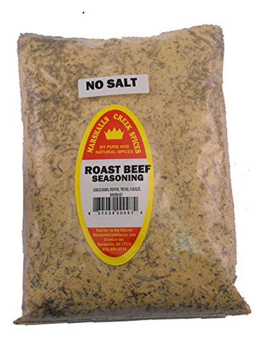 Marshall’s Creek Spices Marshalls Creek Spice Co. – Bolsa de repuesto sin condimento de carne asada con sal, XL, 22 onzas