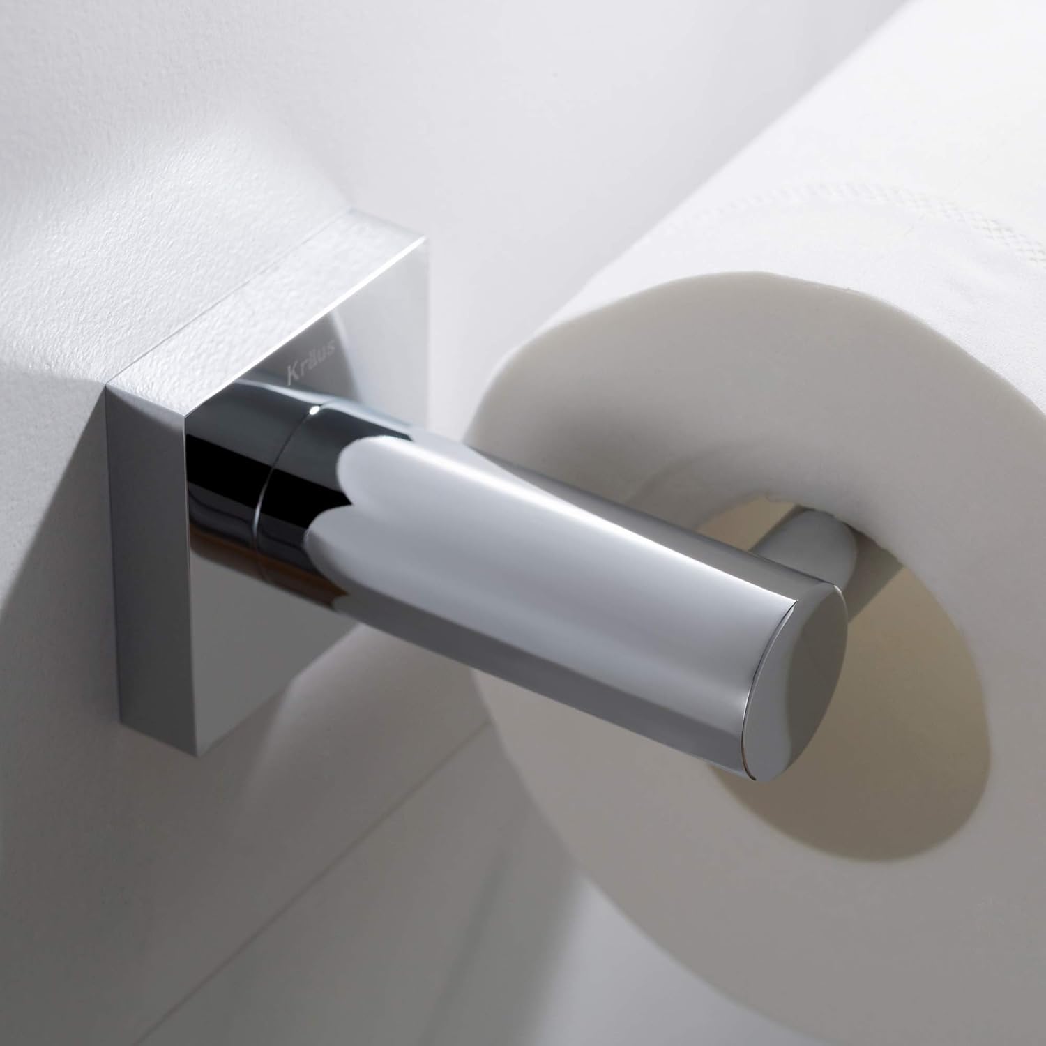 KRAUS Ventus KEA-17729CH – Soporte para papel higiénico, acabado cromado, 6 12 pulgadas