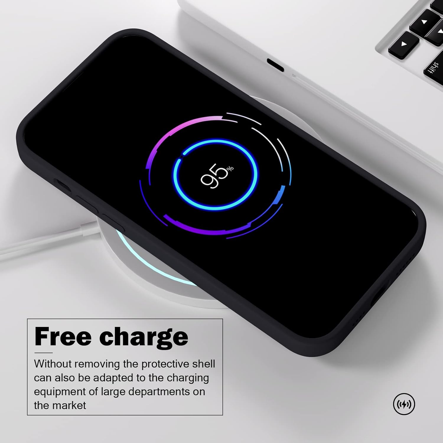 Funda para Xiaomi Redmi Note 12 Pro 5G Funda de silicona líquida de 6.67 pulgadas, delgada, sedosa y suave al tacto, TPU a prueba de golpes, con