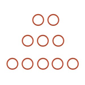 10 piezas Juntas tóricas de silicona rojas de 0.453 in de diámetro exterior 0.374 in de diámetro interior, 0.039 in de ancho, junta métrica de 10 piezas Juntas tóricas de silicona rojas de 0.453 in de diámetro exterior 0.374 in de diámetro interior, 0.039 in de ancho, junta métrica de