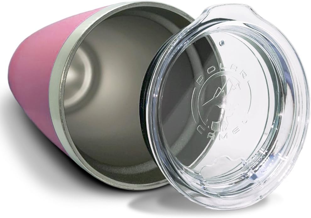 LaserGram Vaso aislado al vacío de 20 onzas, estilista, grabado personalizado incluido (rosa)