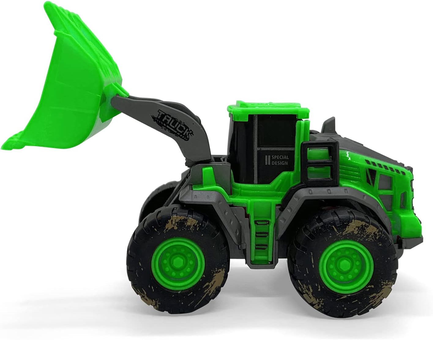 Boersma Juguetes de excavadora para niños de 3 años, automóviles para niños pequeños, camiones, vehículos de construcción para niños, juguetes de