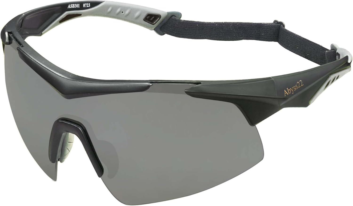 Abyss22 Sport Sunglasses for MenWomen, Wraparound TR90 Frame, For Cycling Running Golfing Outdoor Sports