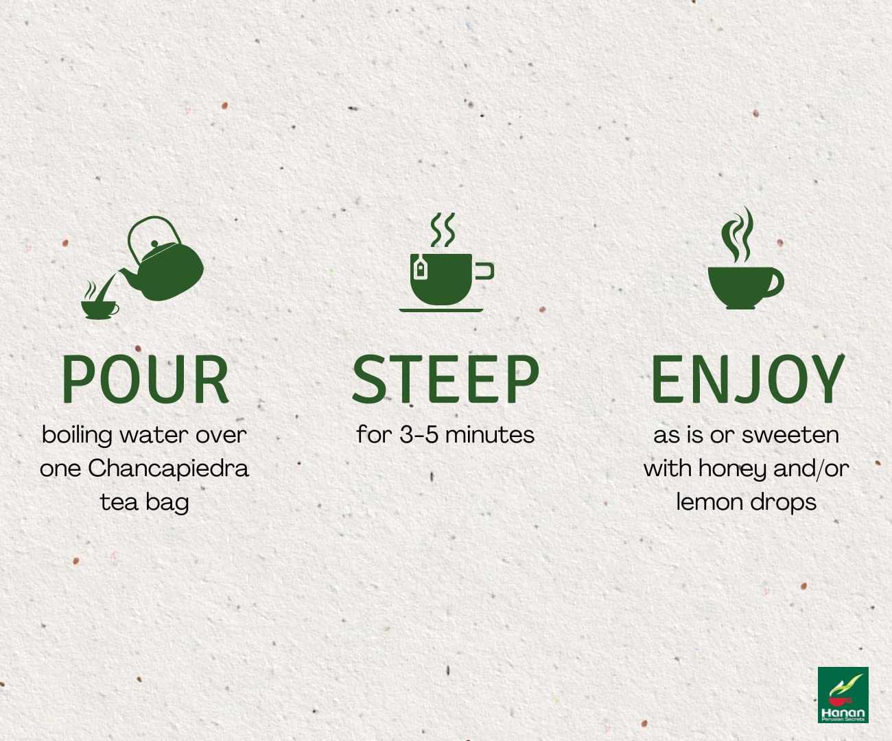 Hanan Peruvian Secrets Té de hierbas Chancapiedra  Rompepiedras 100% natural  25 bolsas de té  Ayuda a promover la función renal normal de forma