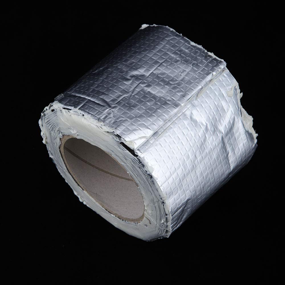 Cinta de reparación de techo, cinta de reparación de tubería impermeable multifuncional, cinta de sellado de cinta de calafateo de cocina, (0.047 in