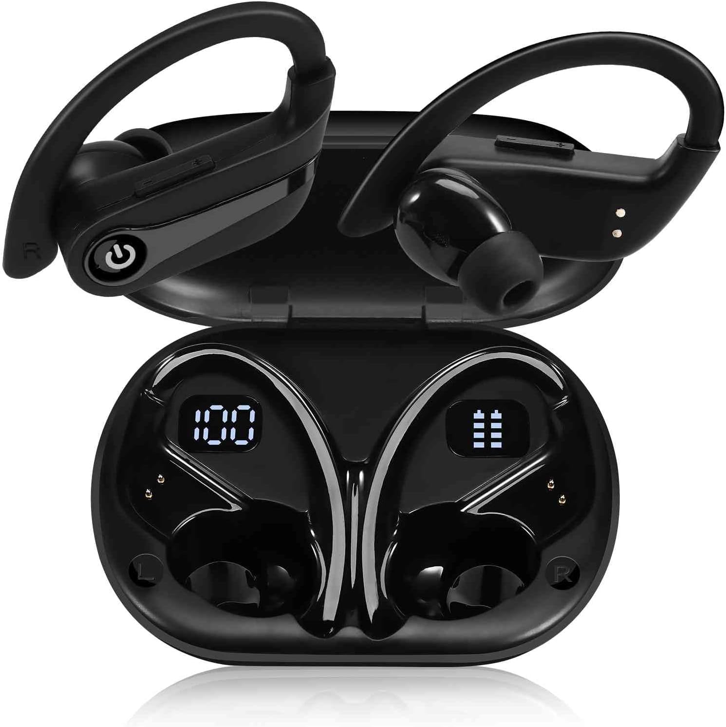 Auriculares inalámbricos para Xiaomi Redmi 10X 4G con sonido inmersivo True 5.0 Bluetooth Auriculares intrauditivos con estuche de carga de 2000 mAh