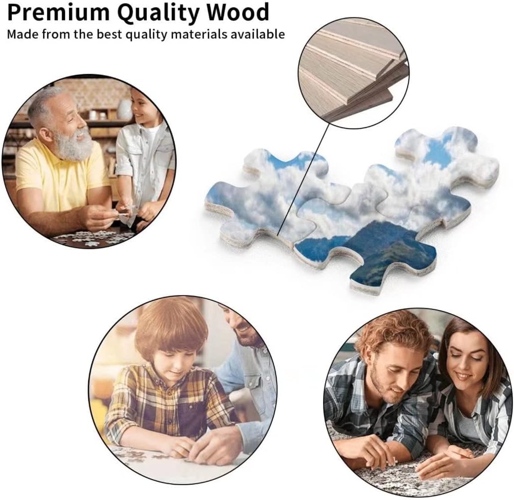 Rompecabezas de madera con diseño de hongos de la anatomía de un hongo para adultos, rompecabezas de madera suave, accesorios de 500 piezas,