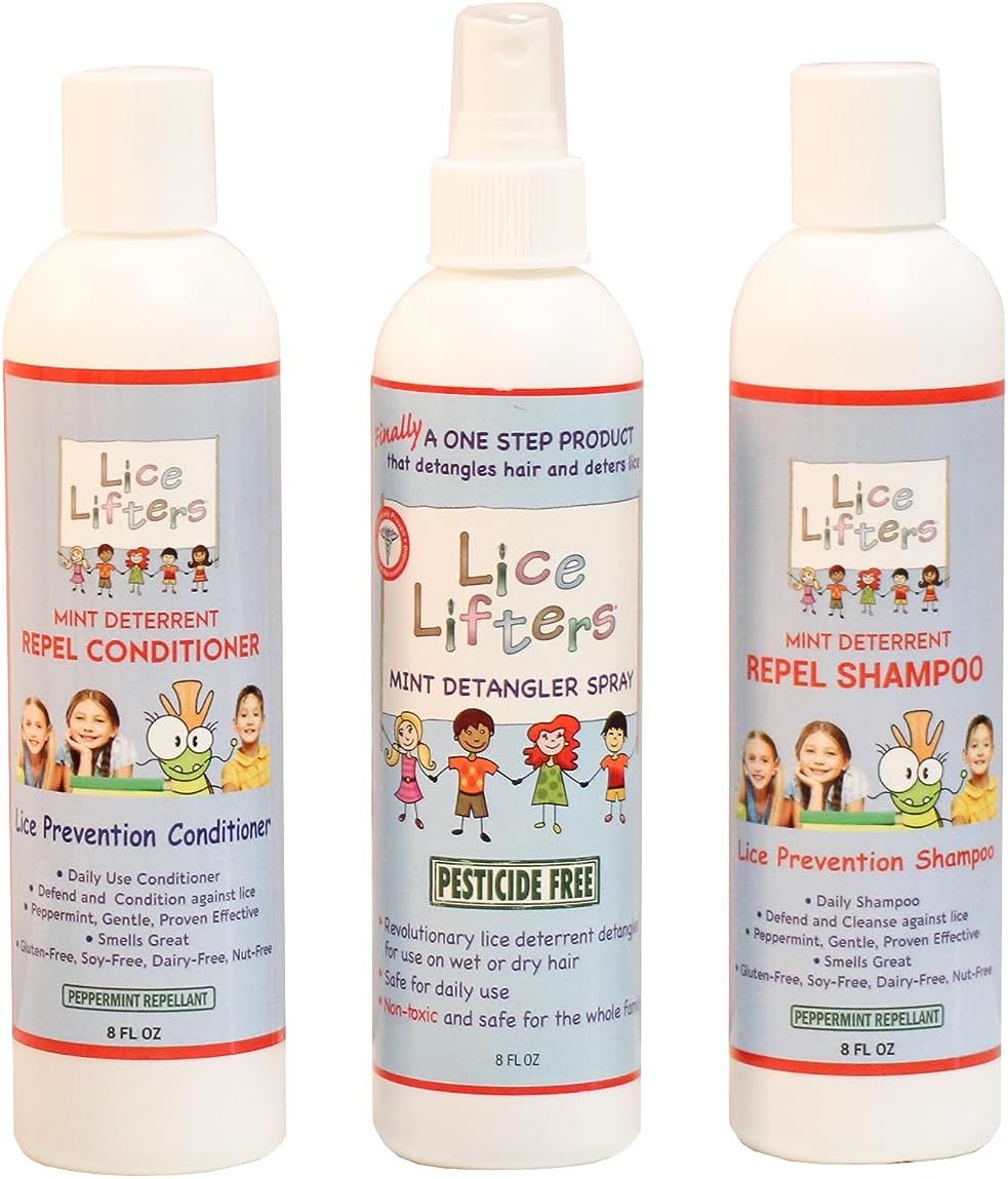 Champú y acondicionador para la prevención de piojos de Lice Lifters