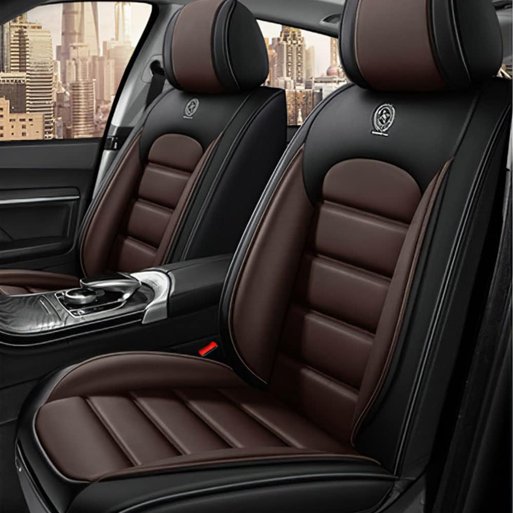 Fundas de asiento de automóvil para kia NIRO 2017-2023, impermeables, suaves, transpirables, de piel sintética, con bolsillos de almacenamiento