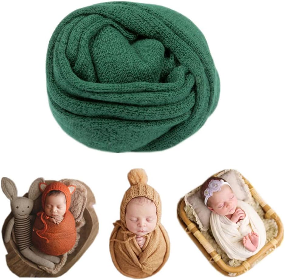 Manta de punto elástico para fotos de bebé recién nacido, para niños y niñas, sesión de fotografía