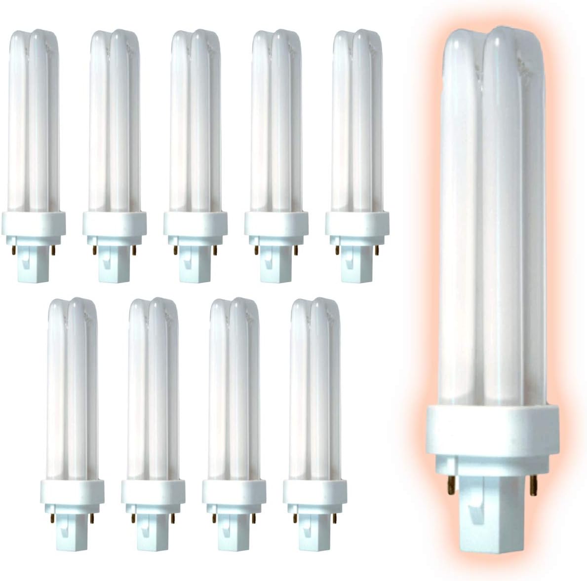 GoodBulb – Focos CFL PL, paquete de 10 unidades
