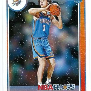 JOSH GIDDEY 2021-22 Panini NBA Hoops #202 WINTER PARALLEL Rookie Card RC OKC Oklahoma City Thunder Basketball JOSH GIDDEY 2021-22 Panini NBA Hoops #202 WINTER PARALLEL Rookie Card RC OKC Oklahoma City Thunder Basketball