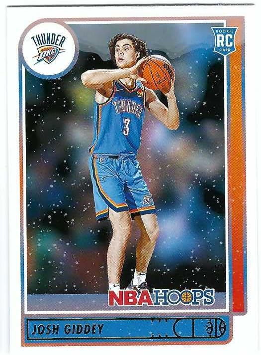 JOSH GIDDEY 2021-22 Panini NBA Hoops #202 WINTER PARALLEL Rookie Card RC OKC Oklahoma City Thunder Basketball