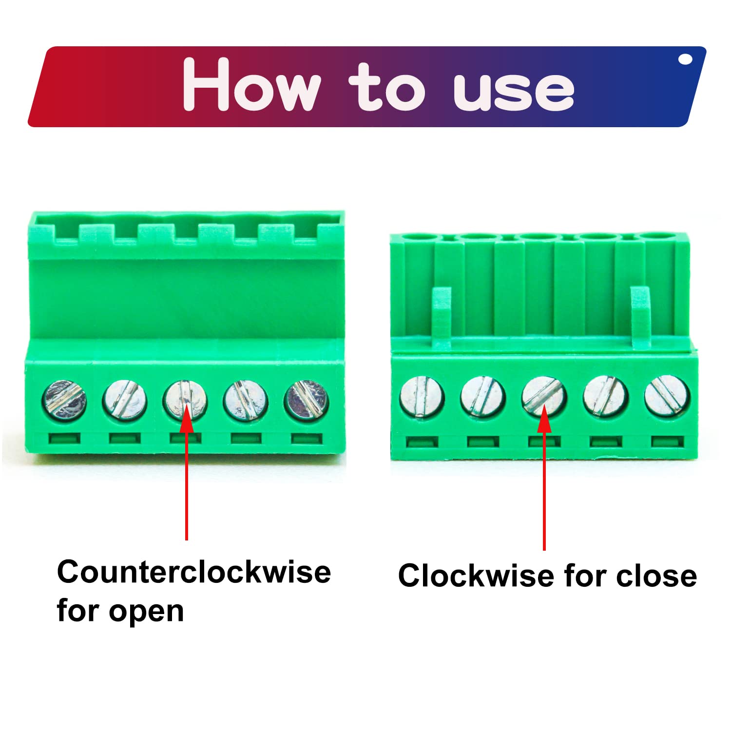 Tcenofoxy – Conector Phoenix macho y hembra de 0.200 in 2345678910111213141516182024 pines Phoenix Connector sin soldadura verde PCB tornillo