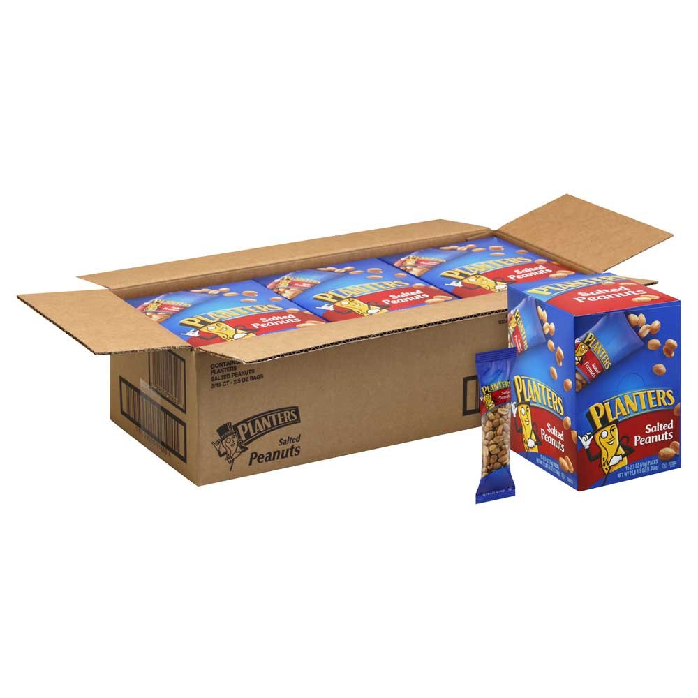 Planters Cacahuetes Salados 2.5 oz Pegged