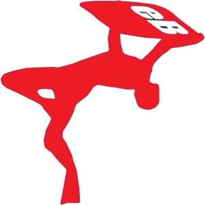 Adhesivo Bodyboarder 12 Invertido – Rojo Adhesivo Bodyboarder 12 Invertido – Rojo