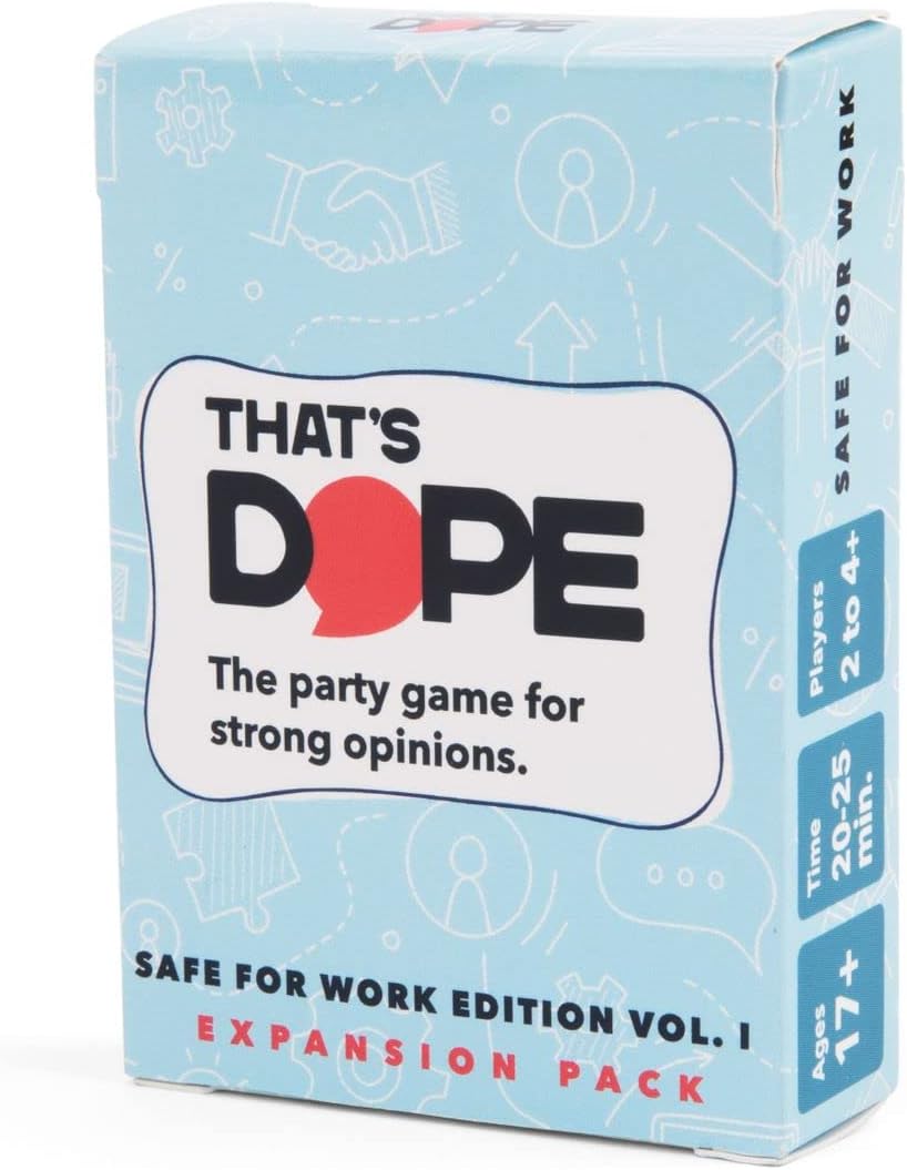 That’s Dope El juego de fiesta para opiniones fuertes  Edición segura para el trabajo