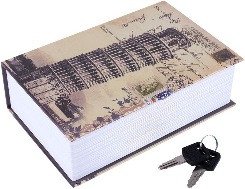 CHICIRIS Caja de seguridad, caja de seguridad secreta de libro de diccionario, caja de seguridad para dinero en efectivo, para el hogar, oficina,