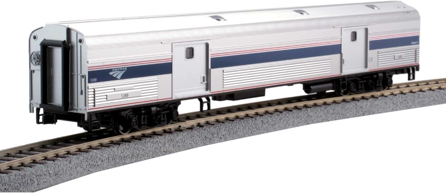Kato USA Model Train Products HO Amtrak Baggage Car Phase VI #1231, 35-6203