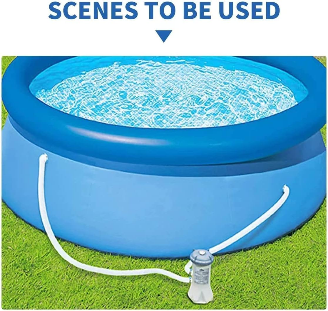 Mangueras de piscina para piscinas sobre el suelo, paquete de 2 mangueras de repuesto de bomba de piscina de 1.25 pulgadas de diámetro, manguera de