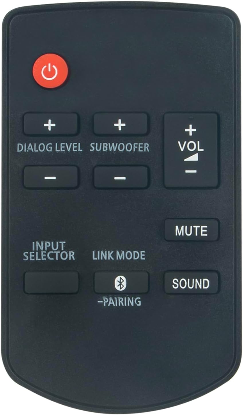 N2QAYC000083 WINFLIKE IR Control remoto de repuesto para barra de sonido Panasonic SC-HTB70 SC-HTB65 SC-HTB770 SC-HTB770S SC-HTB70CP SC-HTB170