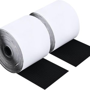 Tiras de cinta de velcro de 4 pulgadas x 18 pies con adhesivo resistente para evitar que los cojines de sofá se deslicen, alfombra de rollos de Tiras de cinta de velcro de 4 pulgadas x 18 pies con adhesivo resistente para evitar que los cojines de sofá se deslicen, alfombra de rollos de