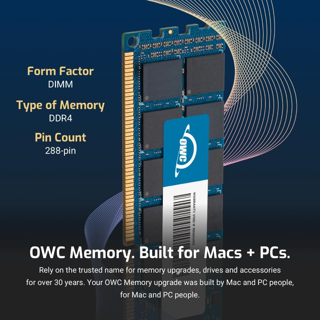 OWC Reemplazo de 32 GB para QNAP RAM-32GDR4S0-UD-2666 32GB DDR4 2666 PC4-21300 CL19 2Rx8 288-pin 1.2V sin ECC sin búfer DIMM módulo RAM actualización
