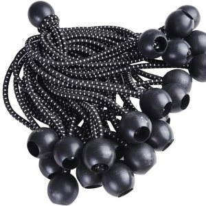 Yescom 25 piezas de 6 pulgadas de bola elástica negra Bungee Loop Cord Tie Down Strap Wire Fix Canopy Tienda de campaña Yescom 25 piezas de 6 pulgadas de bola elástica negra Bungee Loop Cord Tie Down Strap Wire Fix Canopy Tienda de campaña