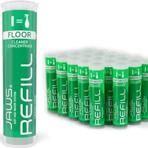 JAWS Cápsulas de repuesto para limpiador de pisos de madera dura. Caja de 24. Suministros de limpieza recargables. JAWS Cápsulas de repuesto para limpiador de pisos de madera dura. Caja de 24. Suministros de limpieza recargables.