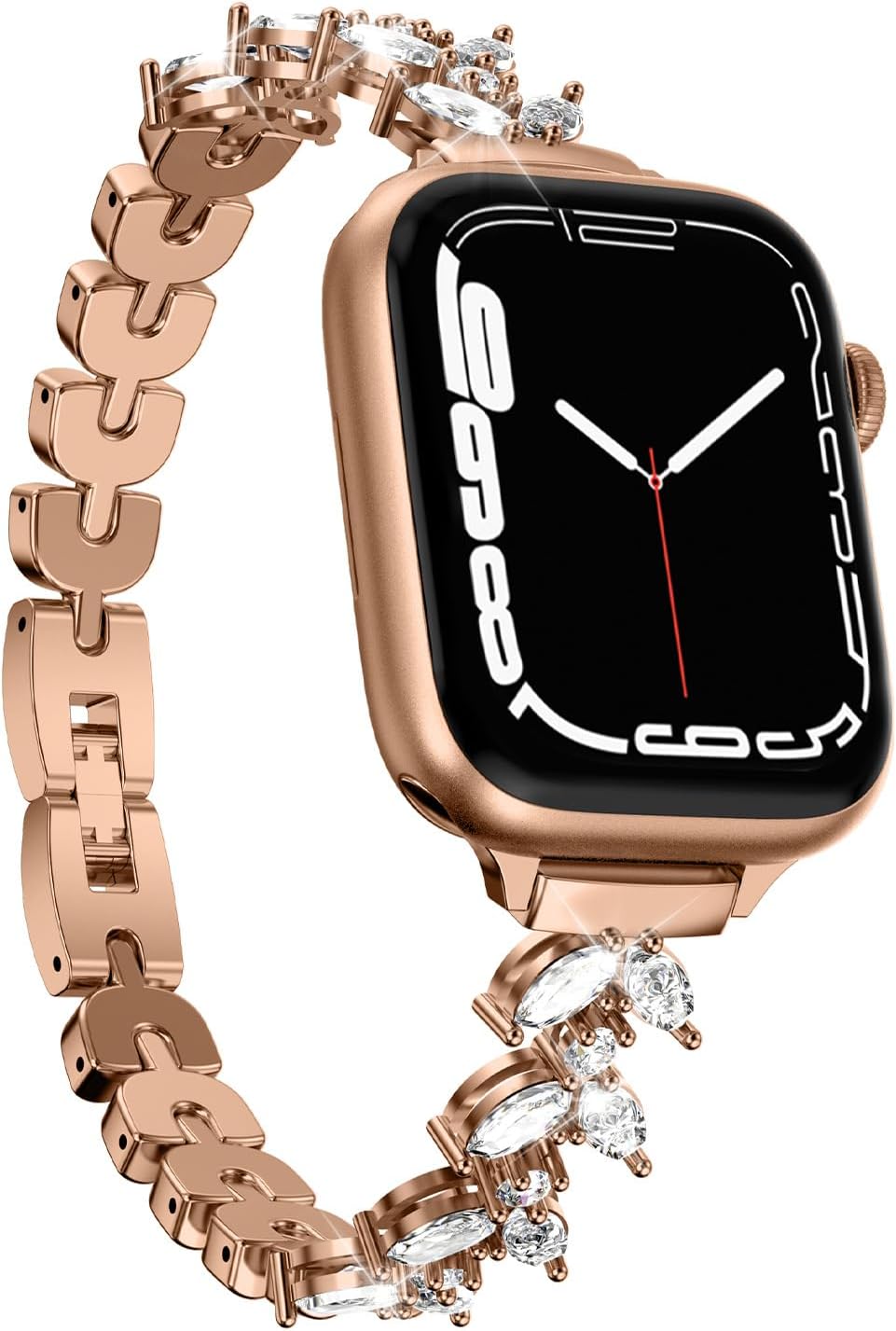 Compatible con Apple Watch Band de 1.496 in 1.575 in 1.614 in 1.654 in 1.732 in 1.772 in 1.929 in iWatch SE Series 9 8 7 6 5 4 3 2 1 Ultra, pulsera