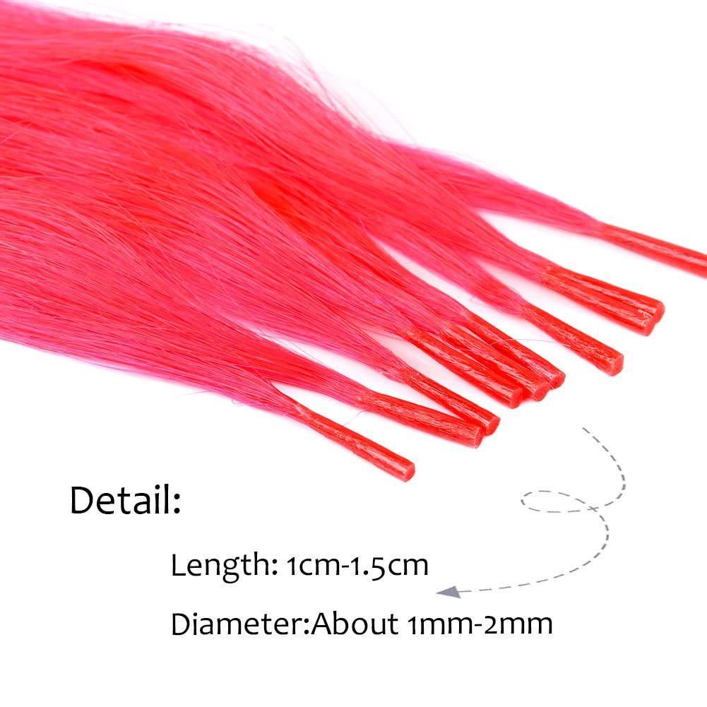Extensiones de cabello con reflejos arcoíris, 10 mechones por lote de colores, extensiones de cabello humano con punta en I para mujeres y niñas,