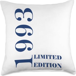 Retro Limited Birth Year 1993 Vintage Born Vintage Limited Edition Retro Birth Year 1993 Throw Pillow, 18×18, Multicolor Retro Limited Birth Year 1993 Vintage Born Vintage Limited Edition Retro Birth Year 1993 Throw Pillow, 18×18, Multicolor