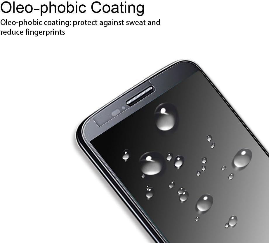 Supershieldz Protector de pantalla de vidrio templado diseñado para LG V35 ThinQ (cobertura de pantalla completa) de 0.013 in, antiarañazos, sin