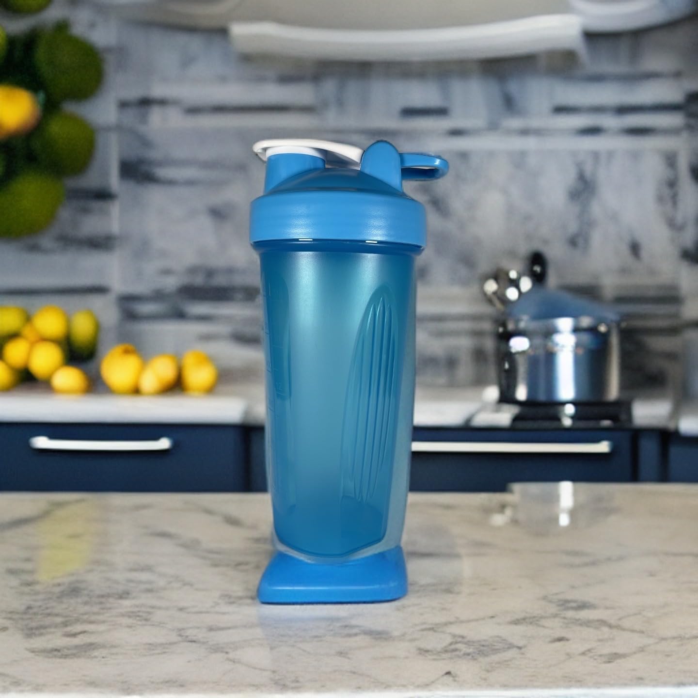 Vaso Shaker 20oz con bola licuadora y tapa (verde)