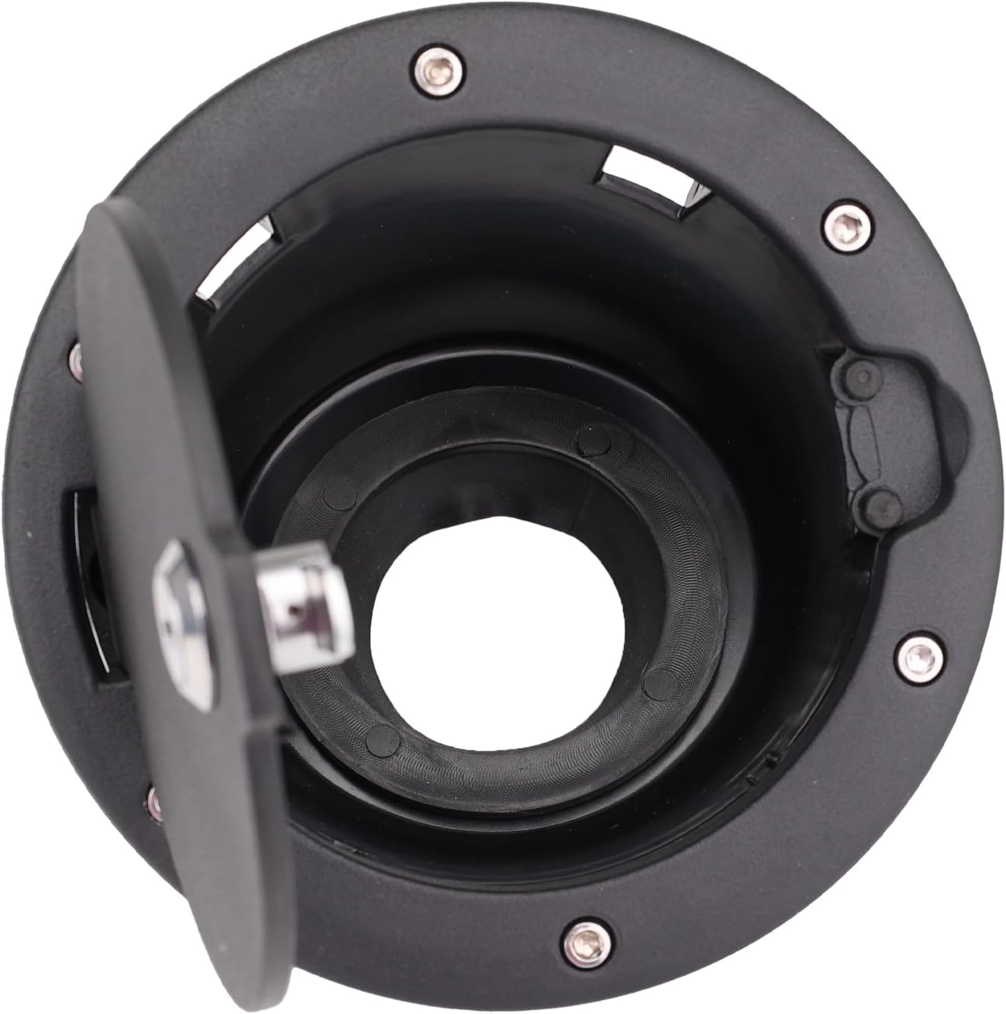 Tapa de depósito de gasolina para puerta de llenado de combustible para Jeep Wrangler JK 2007-2018, accesorios Unlimited Rubicon Sahara AOLIHAN de 2