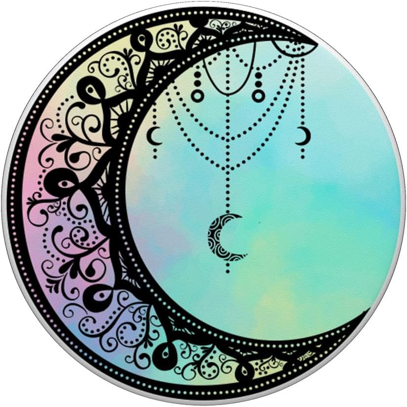 Astrología Pagan Wicca Regalo de bruja atrapasueños cristales Moon PopSockets PopGrip agarre intercambiable para teléfonos y tabletas