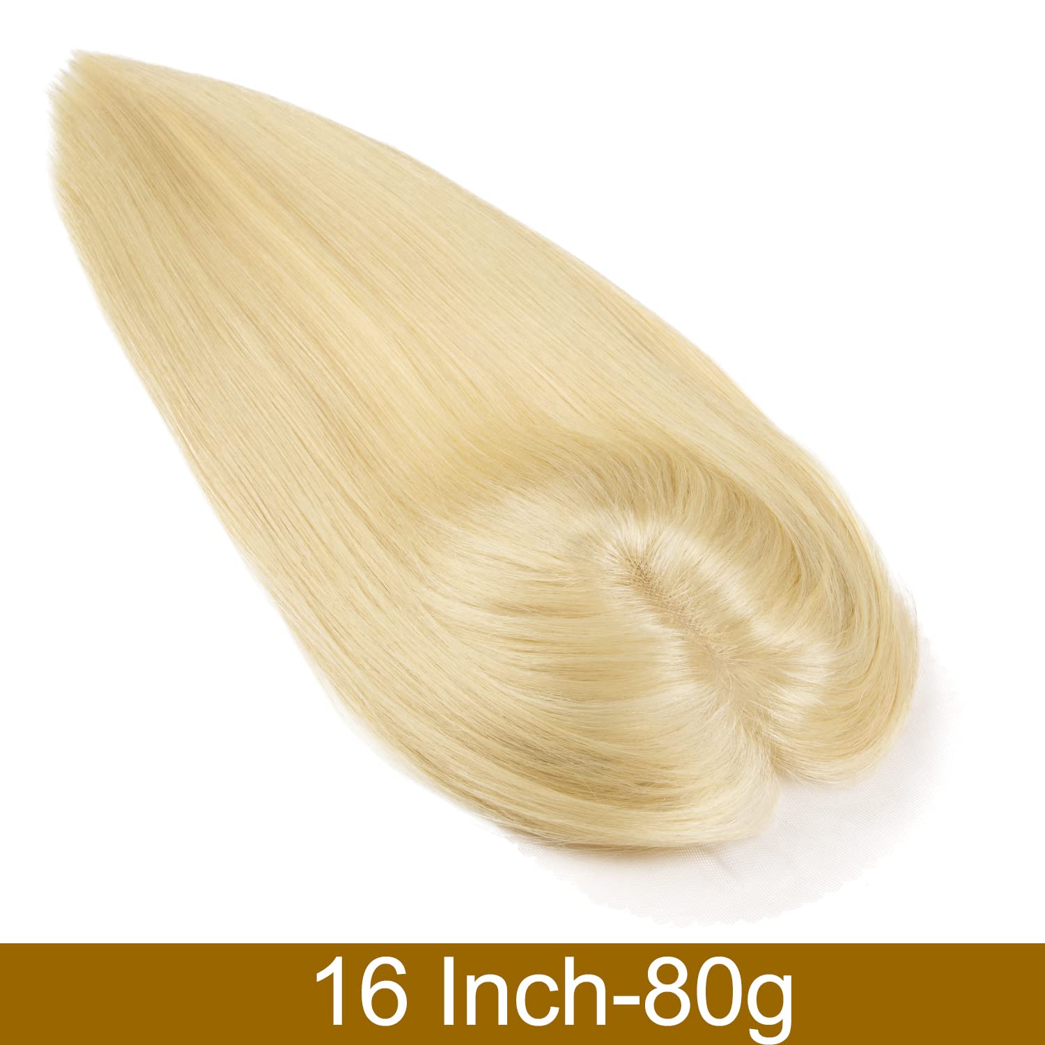 Teresa – Parte superior de encaje frontal, postizo mono, cierre de cabello humano con clip, cabello atado a mano, piezas de cabello monofásico para