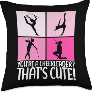 Twirling Outfit Majorette Baton Twirler Gifts Throw Pillow, 18×18, Multicolor Twirling Outfit Majorette Baton Twirler Gifts Throw Pillow, 18×18, Multicolor