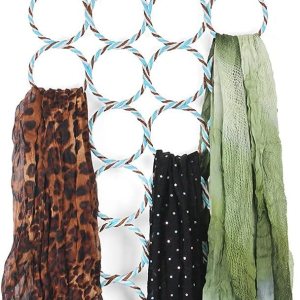 28 bucles bufanda percha titular armario puerta organizador Tie Belt Rack (color aleatorio) 28 bucles bufanda percha titular armario puerta organizador Tie Belt Rack (color aleatorio)