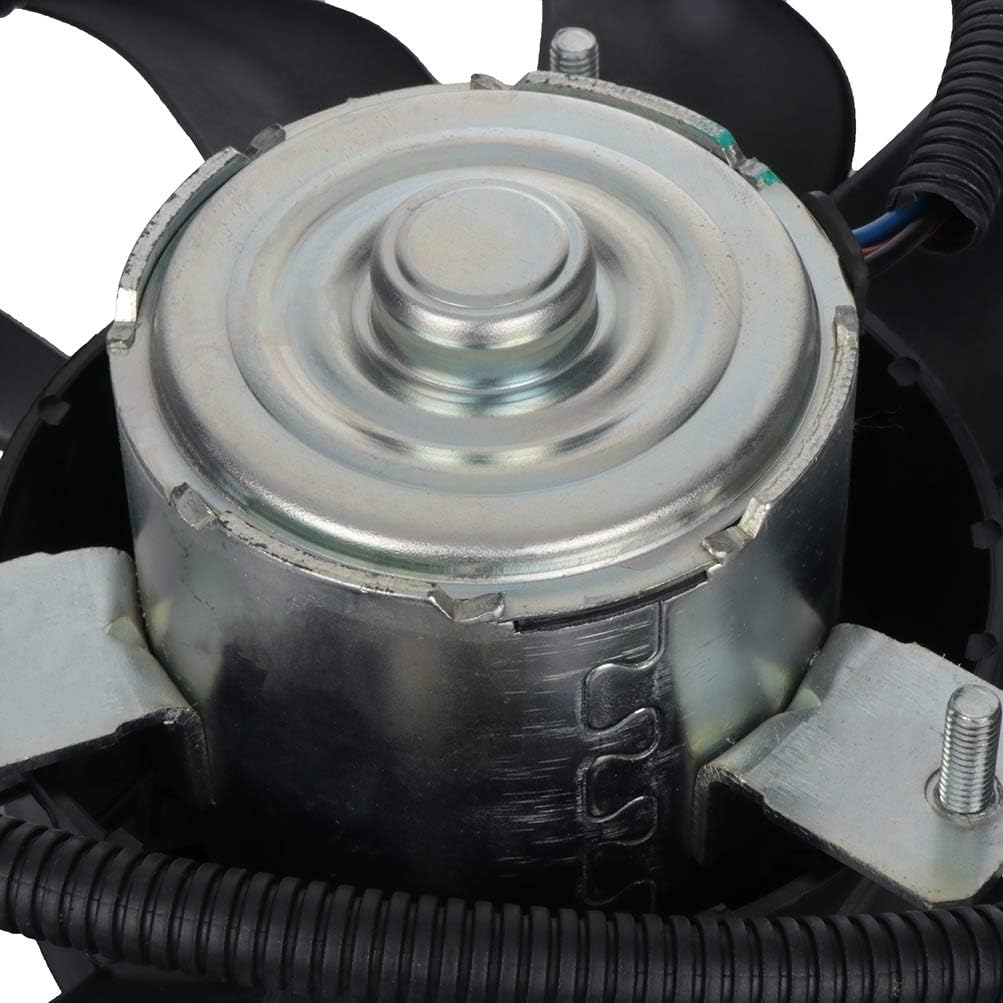 SCITOO 6QD959455C AC Conjunto de ventilador de refrigeración del motor del condensador apto para 2000-2006 TT 2000-2006 TT Quattro 1999-2006 para